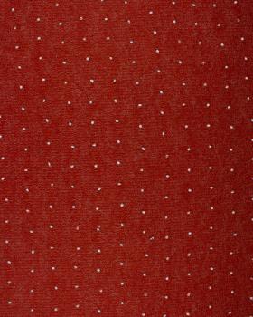 White dots wool effect - background Rust - Tissushop